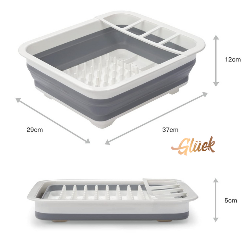 Escurridor Plegable para Frutas, Verduras y Platos & Ahorra Espacio