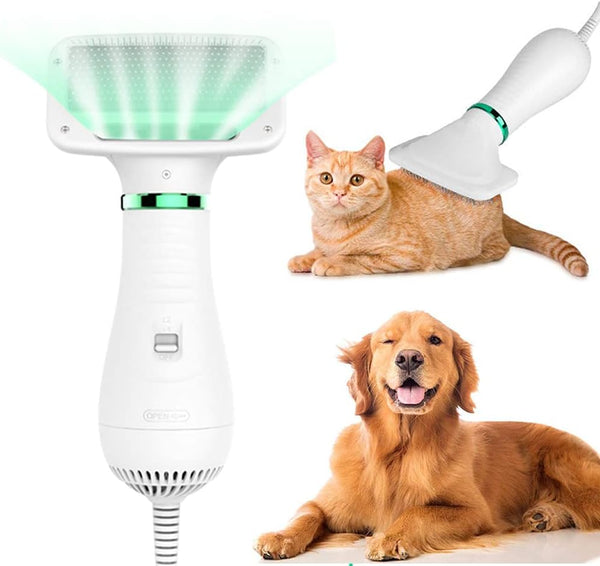 🐶SECADOR CEPILLO DE PELO PORTÁTIL PARA MASCOTAS🐕