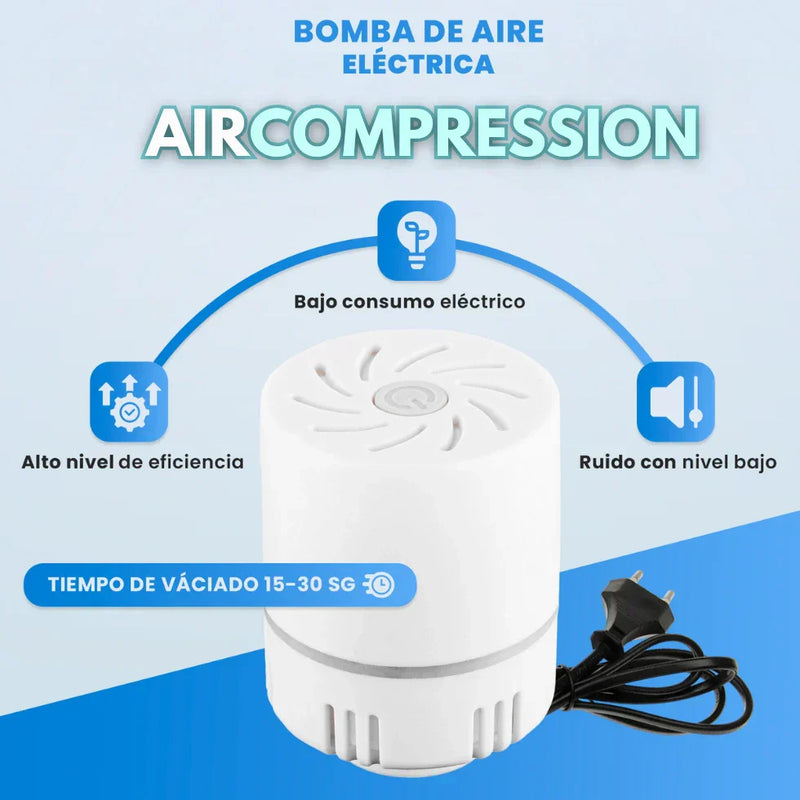 Bomba de vacío eléctrica de compresión