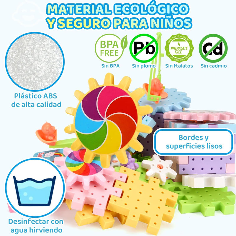 Bloques Mágicos De Engranaje ✨ 213 piezas