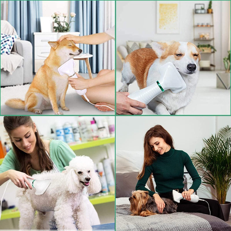 🐶SECADOR CEPILLO DE PELO PORTÁTIL PARA MASCOTAS🐕