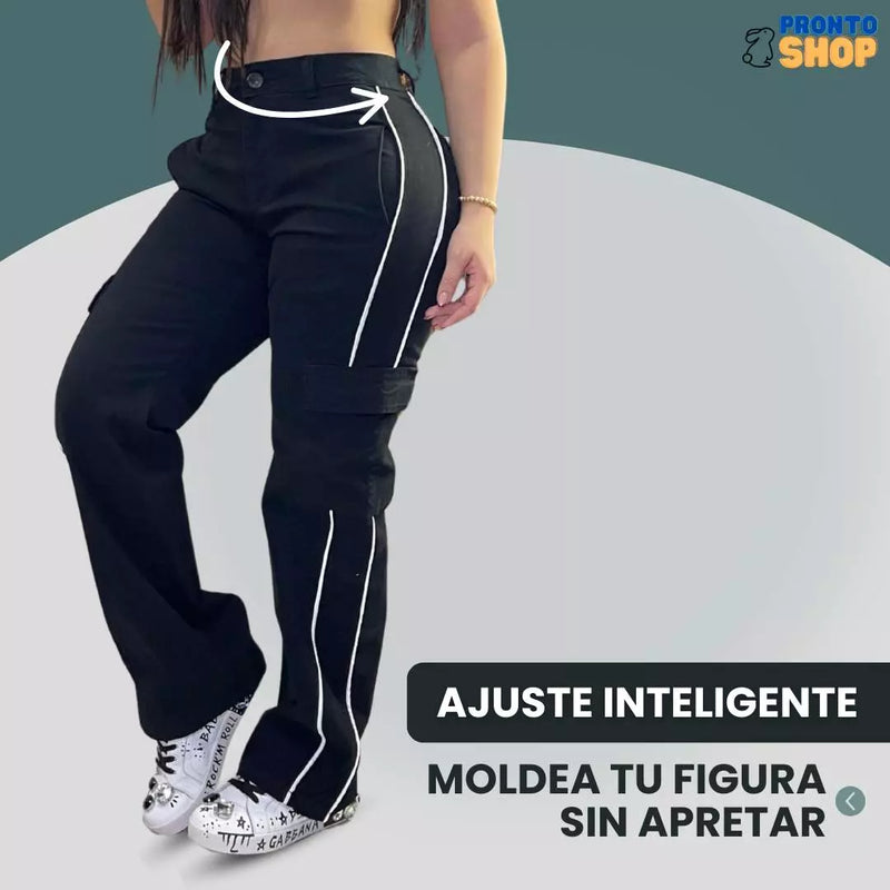 Pantalón Cargo Stretch Casual