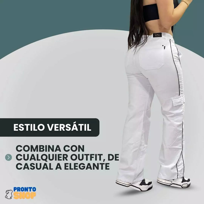 Pantalón Cargo Stretch Casual