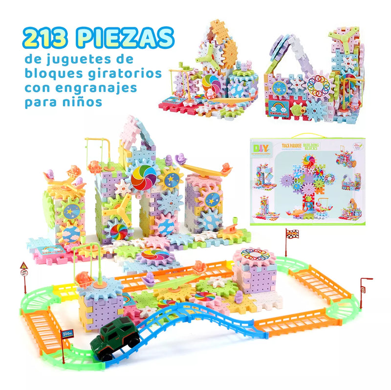 Bloques Mágicos De Engranaje ✨ 213 piezas