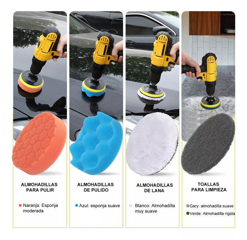 WarmFlow - 12 Cepillos Para Taladro (No incluye taladro)