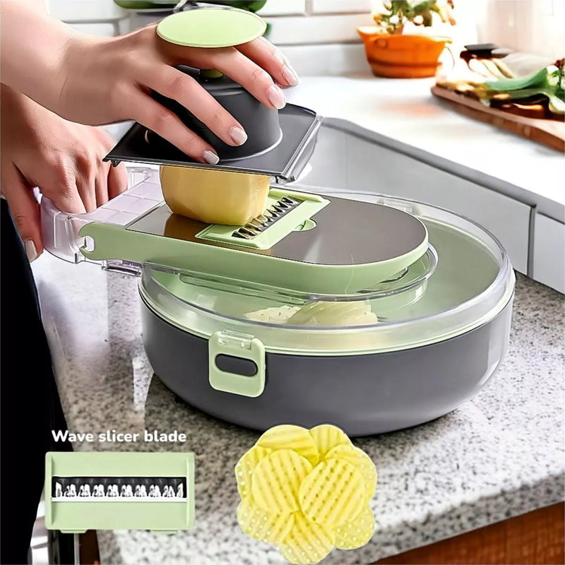 ⚡️KITCHEN HERO PRO 🍅SUPER RALLADOR DE COCINA  9 EN 1  IMPORTADO🥇ÚLTIMAS 50 UNIDADES🔥