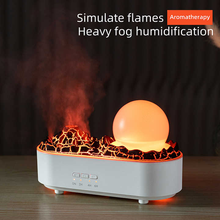 💨  HUMIDIFICADOR ULTRASÓNICO CON AROMATERAPIA Y LUZ LED 🌿