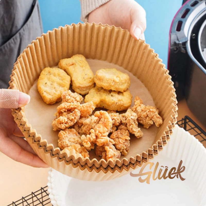 Papel Encerado Para Olla Freidora, Molde Antiadherente Protector Air Fryer