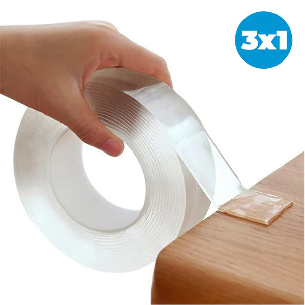 COMPRA UNO Y LLÉVATE DOS GRATIS - Cinta Doble Faz Lavable Y Reutilizable