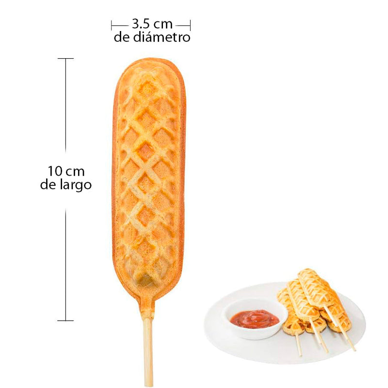 ¡Solo quedan 3 unidades disponibles! No pierdas la oportunidad - Máquina Eléctrica  para Crepe Suiço, CornDogs, Crepaletas