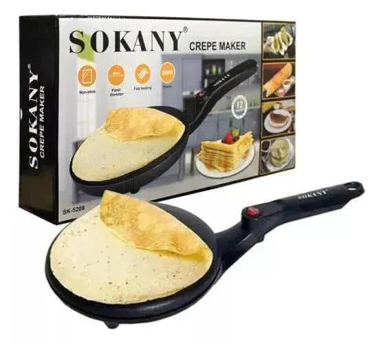 EL MEJOR REGALO PARA TU MADRE - Crepera SOKANY antiadherente y eléctrica - Crepes perfectos en casa