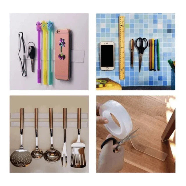 COMPRA UNO Y LLÉVATE DOS GRATIS - Cinta Doble Faz Lavable Y Reutilizable